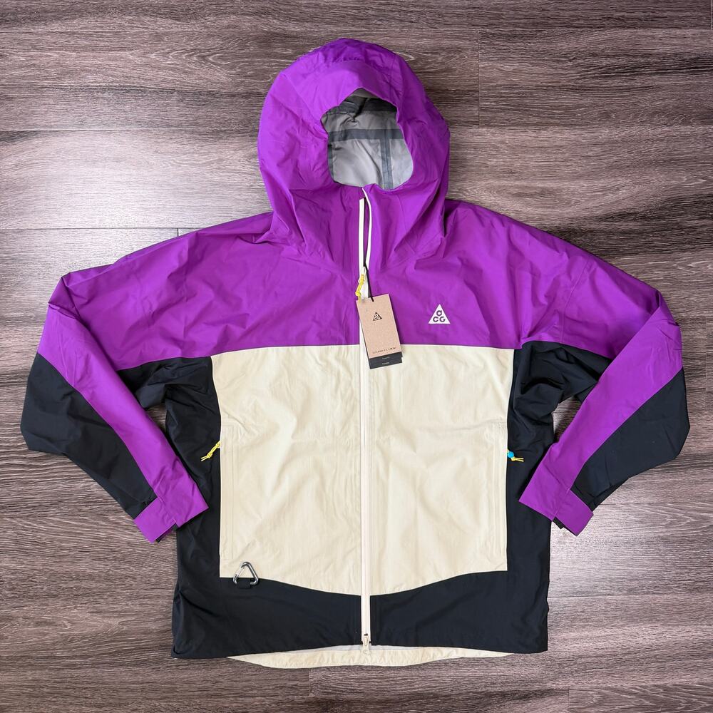 Nike ACG Morpho Storm-FIT ADV Rain Jacket Bold Berry Men's L NWT HJ2687-505